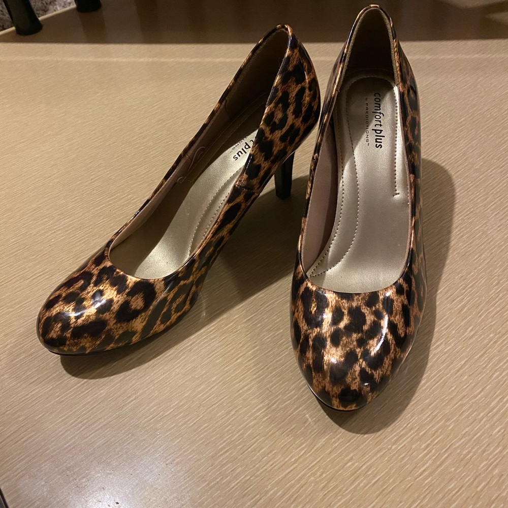 Retro Style Pinup Leopard High Heel Shoes